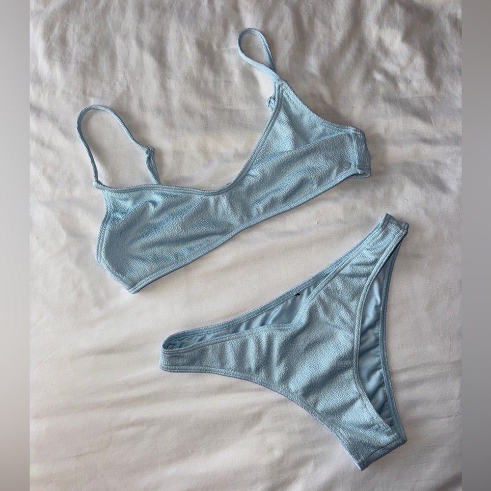 Volcom Light Blue Bikini Set